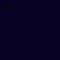 #080326 - Black Rock Color Image