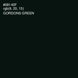 #08140F - Gordons Green Color Image