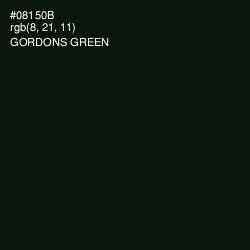 #08150B - Gordons Green Color Image