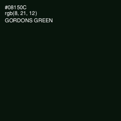 #08150C - Gordons Green Color Image