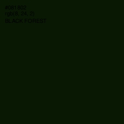 #081802 - Black Forest Color Image