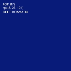 #081B79 - Deep Koamaru Color Image