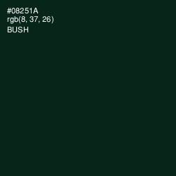 #08251A - Bush Color Image