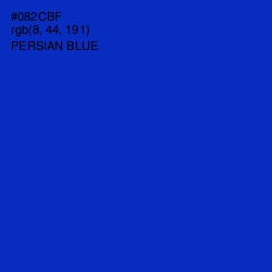 #082CBF - Persian Blue Color Image