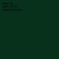 #08311B - Cardin Green Color Image