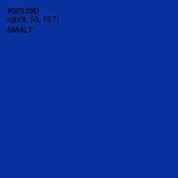 #08329D - Smalt Color Image