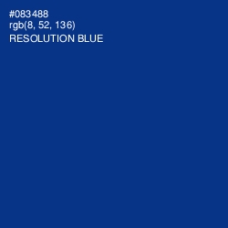 #083488 - Resolution Blue Color Image