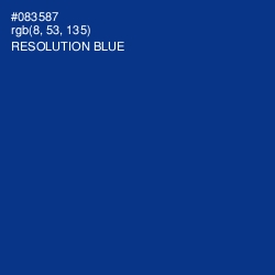 #083587 - Resolution Blue Color Image