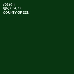 #083611 - County Green Color Image