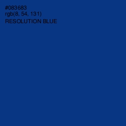 #083683 - Resolution Blue Color Image