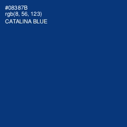 #08387B - Catalina Blue Color Image