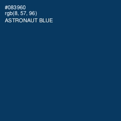 #083960 - Astronaut Blue Color Image