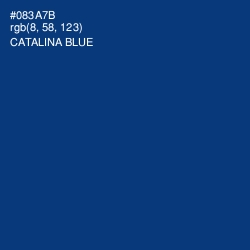 #083A7B - Catalina Blue Color Image