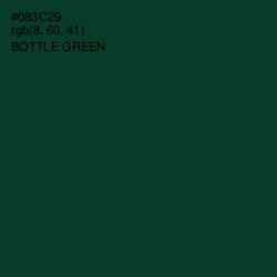 #083C29 - Bottle Green Color Image