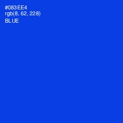 #083EE4 - Blue Color Image