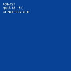 #084297 - Congress Blue Color Image