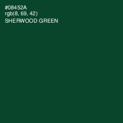 #08452A - Sherwood Green Color Image