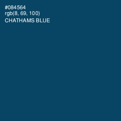 #084564 - Chathams Blue Color Image
