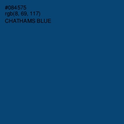 #084575 - Chathams Blue Color Image