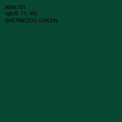 #084731 - Sherwood Green Color Image