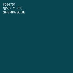 #084751 - Sherpa Blue Color Image