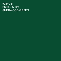 #084C31 - Sherwood Green Color Image