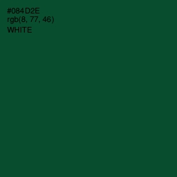 #084D2E - Sherwood Green Color Image