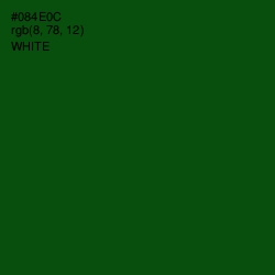 #084E0C - Dark Fern Color Image