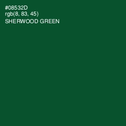 #08532D - Sherwood Green Color Image