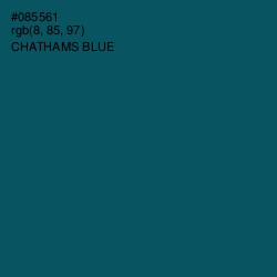 #085561 - Chathams Blue Color Image