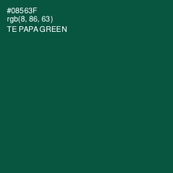 #08563F - Te Papa Green Color Image
