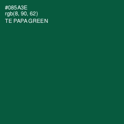 #085A3E - Te Papa Green Color Image