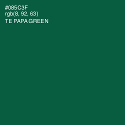 #085C3F - Te Papa Green Color Image