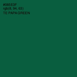 #085E3F - Te Papa Green Color Image