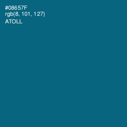 #08657F - Atoll Color Image