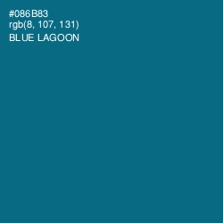 #086B83 - Blue Lagoon Color Image