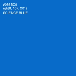 #086BC9 - Science Blue Color Image