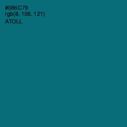 #086C79 - Atoll Color Image