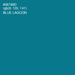 #08788D - Blue Lagoon Color Image