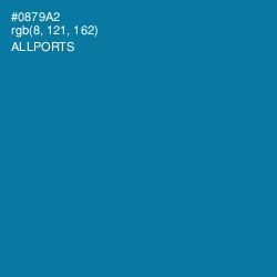 #0879A2 - Allports Color Image