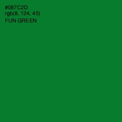 #087C2D - Fun Green Color Image