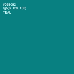 #088082 - Teal Color Image
