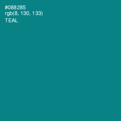 #088285 - Teal Color Image