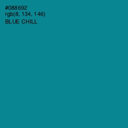 #088692 - Blue Chill Color Image