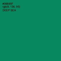 #08885F - Deep Sea Color Image