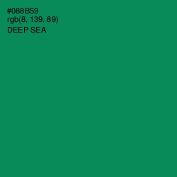 #088B59 - Deep Sea Color Image