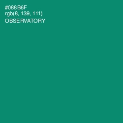 #088B6F - Observatory Color Image