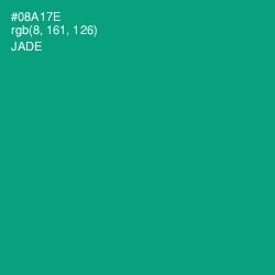 #08A17E - Jade Color Image