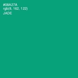 #08A27A - Jade Color Image