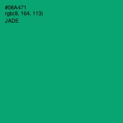 #08A471 - Jade Color Image